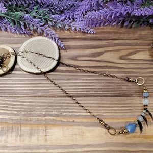 Cove Creek Genuine Stone Bar Necklace